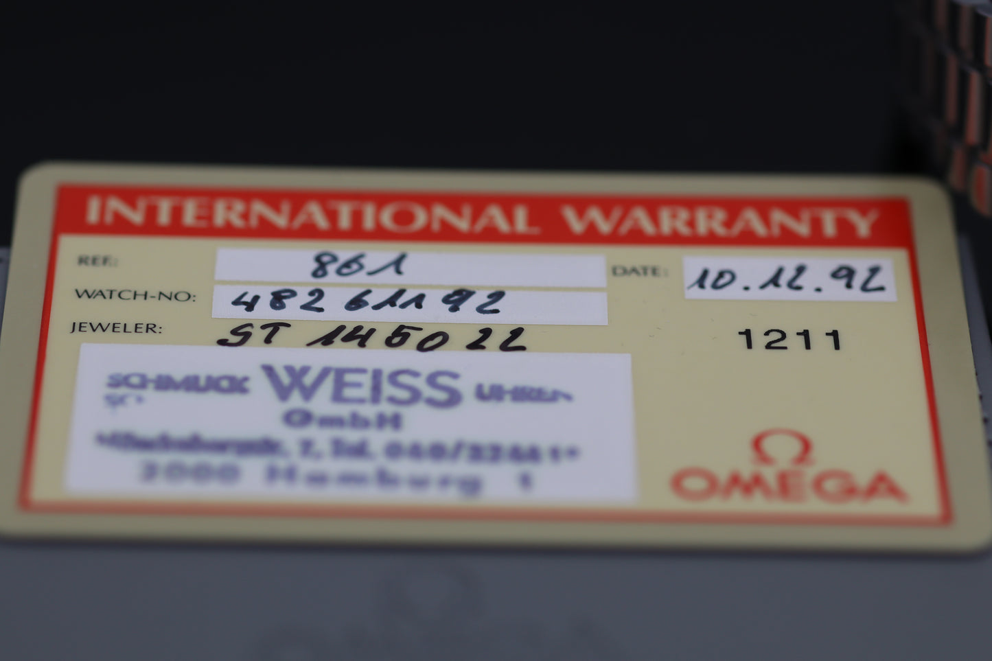 Omega Speedmaster Professional Moonwatch Ref. 145.022 – Kaliber 861