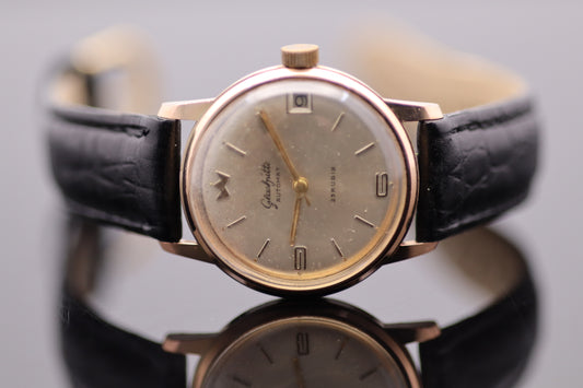 Glashütte Original Automatik Re. 86750 - 1964 - Stahl vergoldet