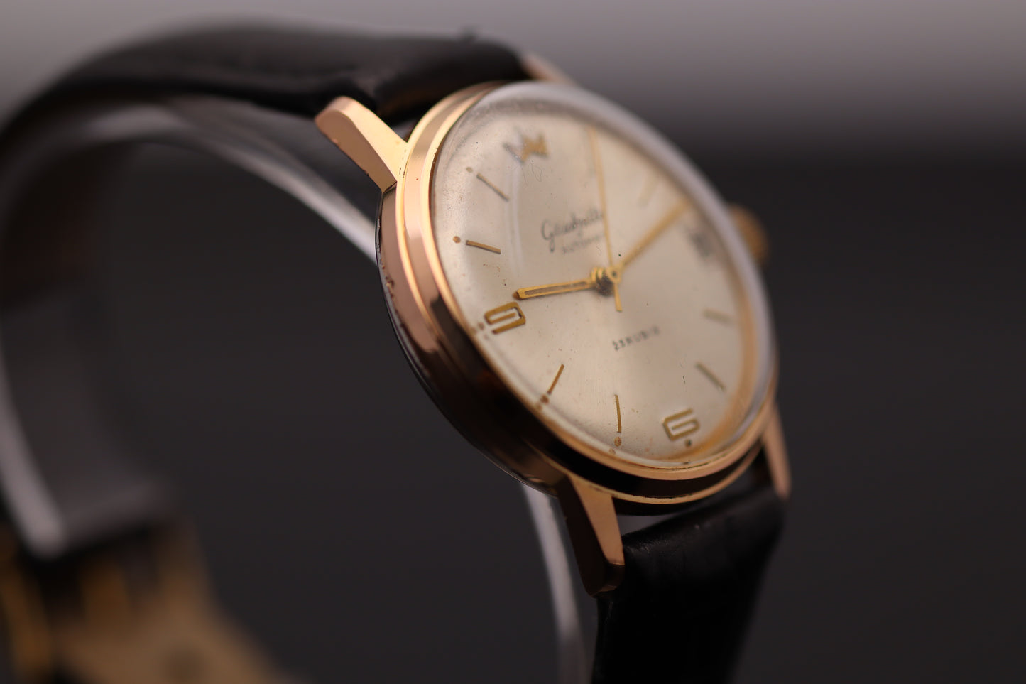 Glashütte Original Automatik Re. 86750 - 1964 - Stahl vergoldet