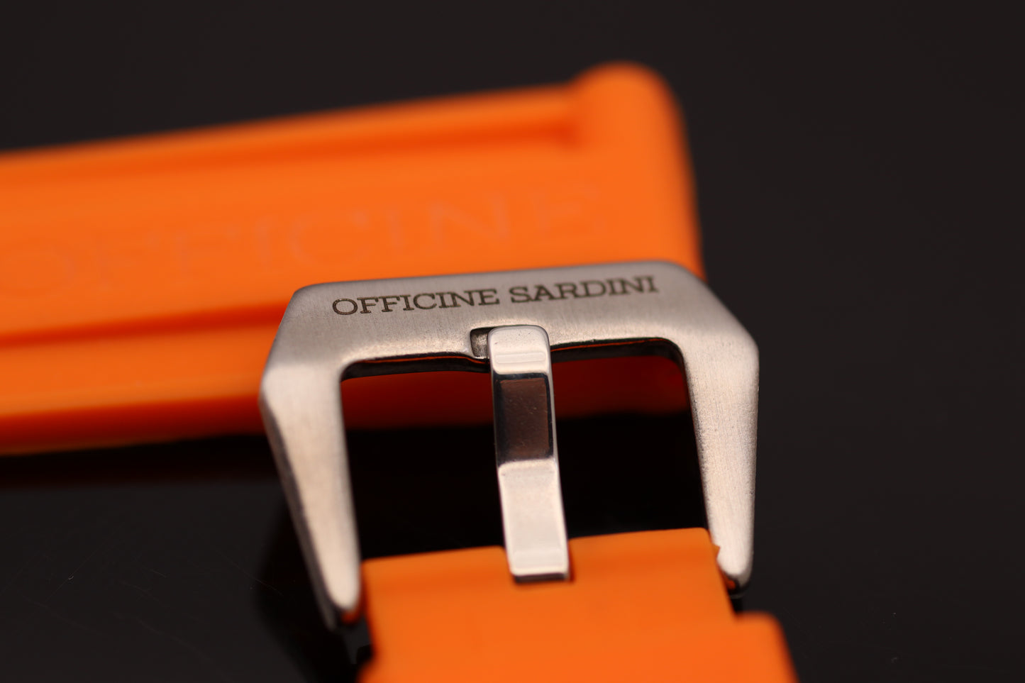 Uhrenarmband - Kautschuk - Orange