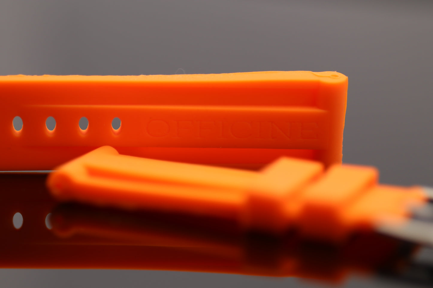 Uhrenarmband - Kautschuk - Orange