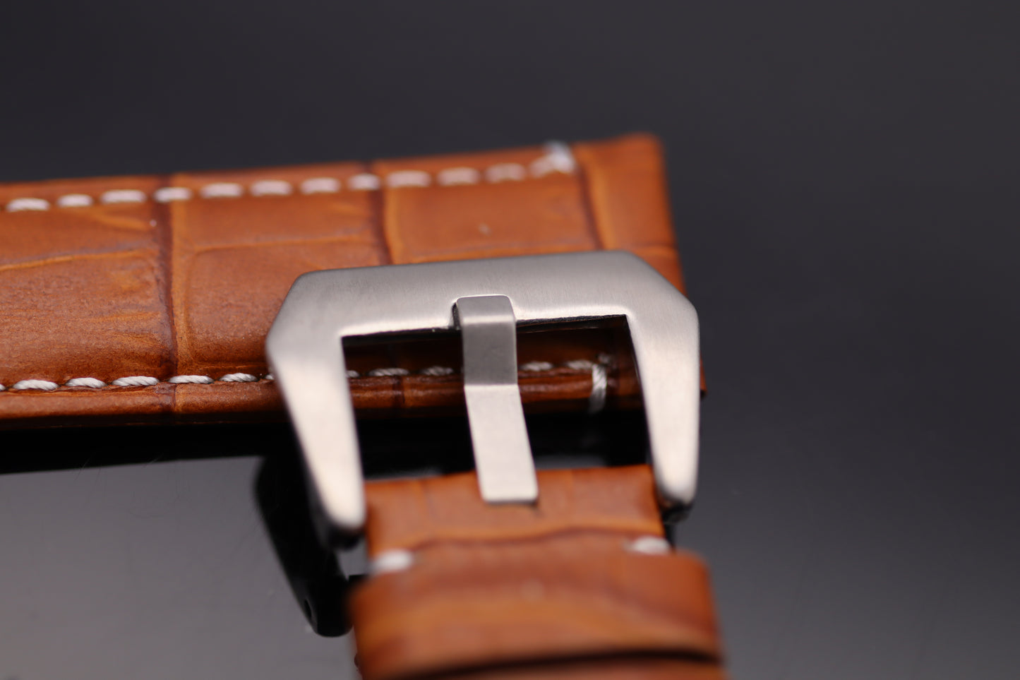 Uhrenarmband - Echtleder - Hellbraun/Cognac