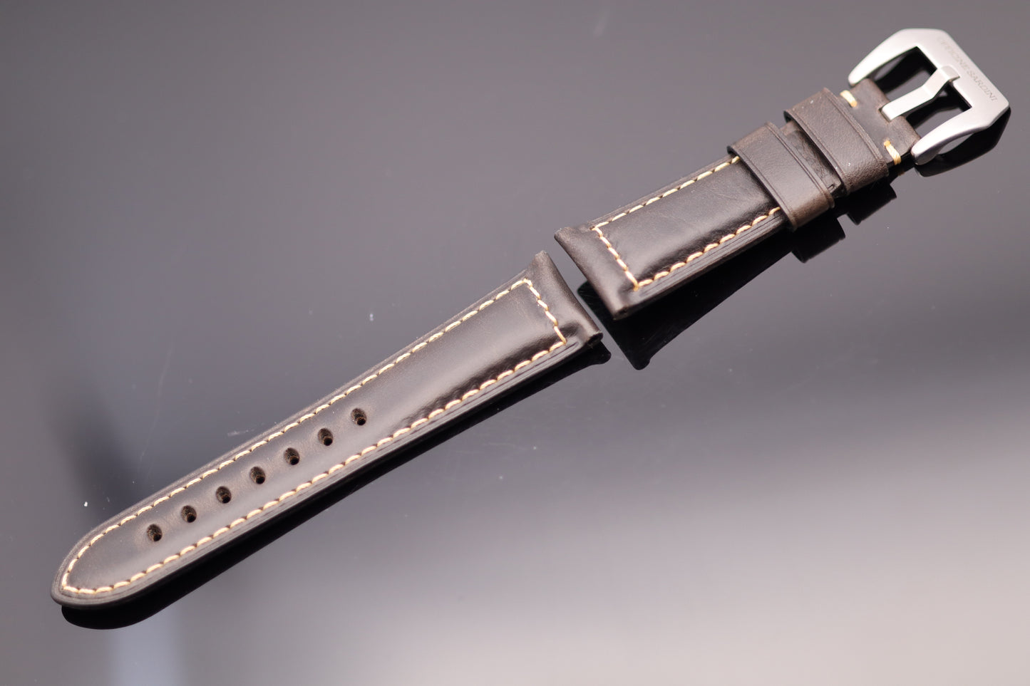 Uhrenarmband - Echtleder - Coffee Braun