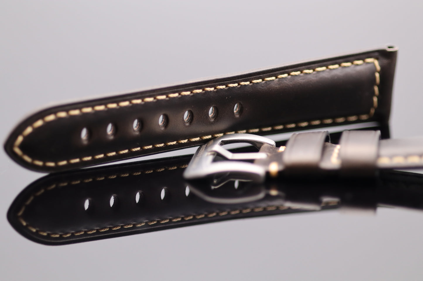 Uhrenarmband - Echtleder - Coffee Braun