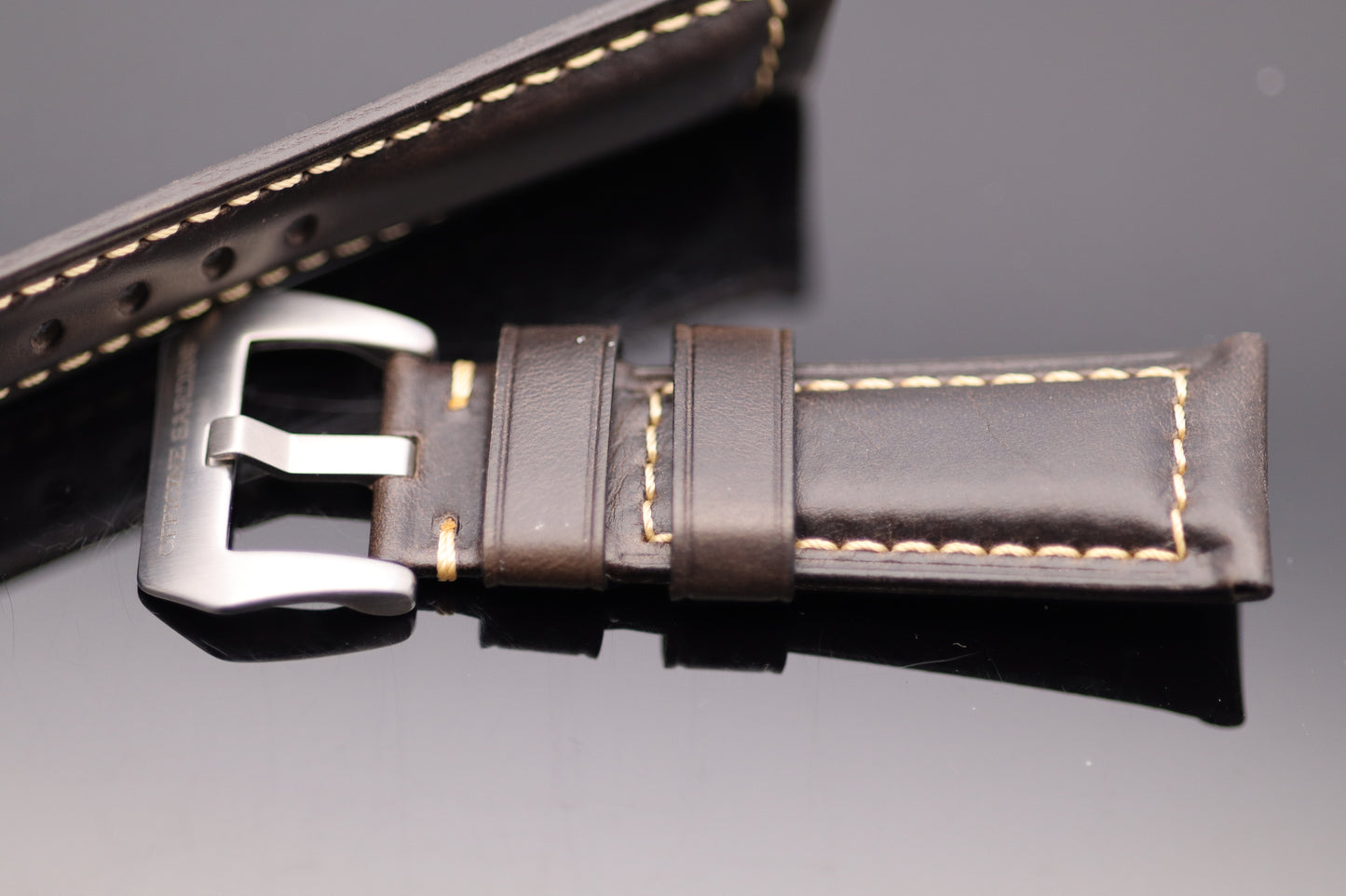 Uhrenarmband - Echtleder - Braun