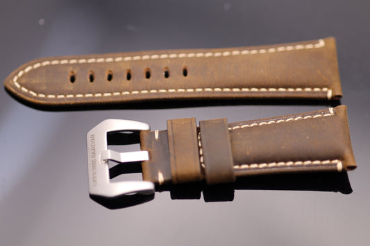 Uhrenarmband - Echtleder - Braun