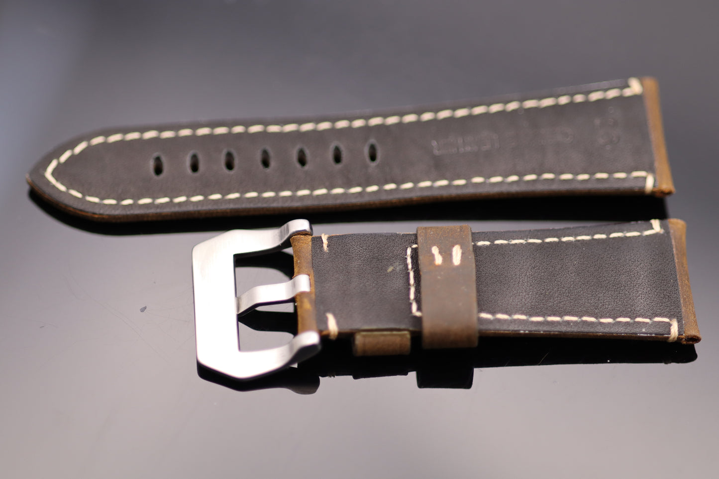 Uhrenarmband - Echtleder - Braun