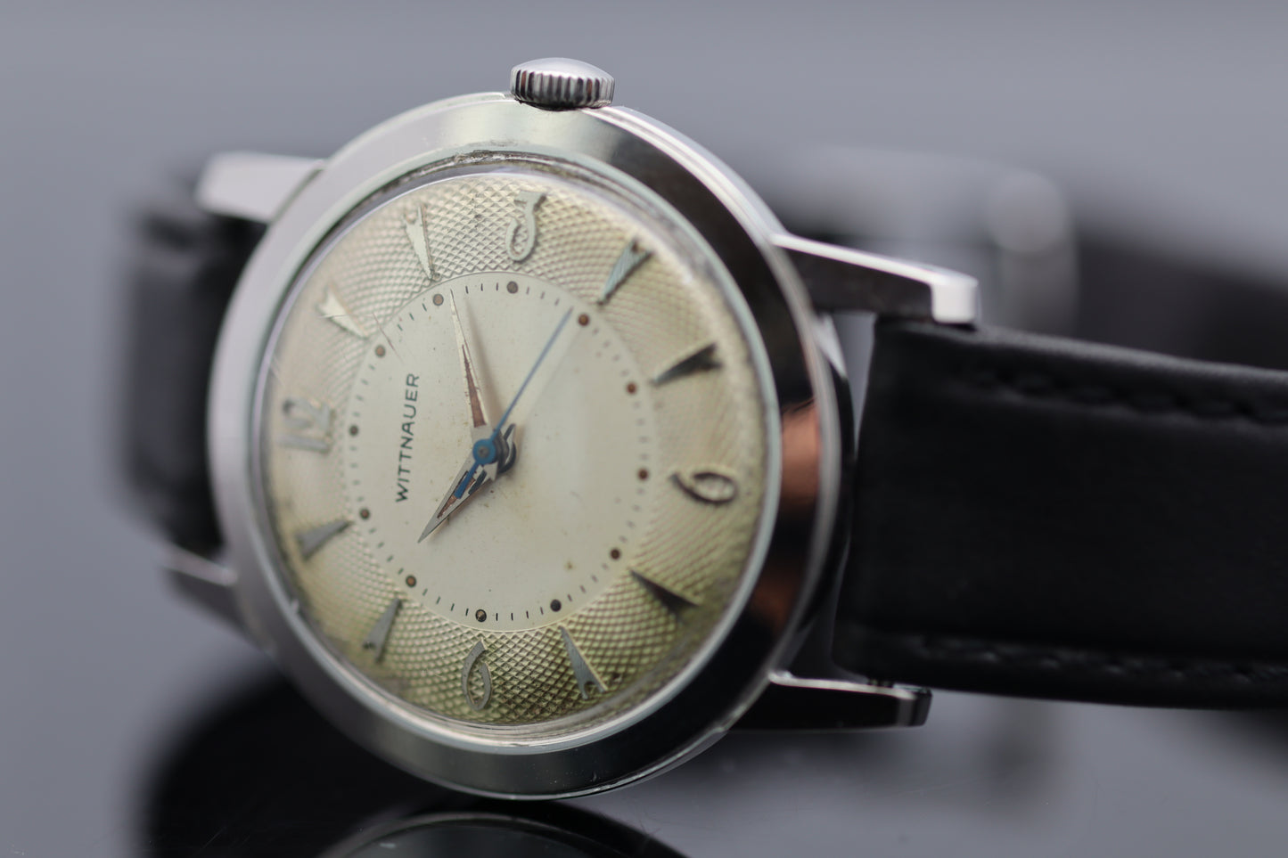 Wittnauer Vintage Herrenarmbanduhr – Handaufzug – Original Box & Papiere