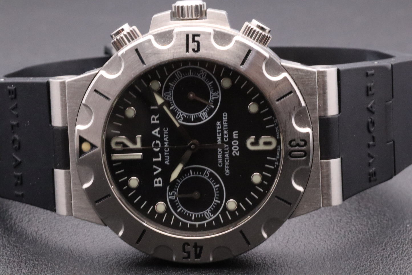 BVLGARI - Diagono Scuba SCB38S (Full Set)