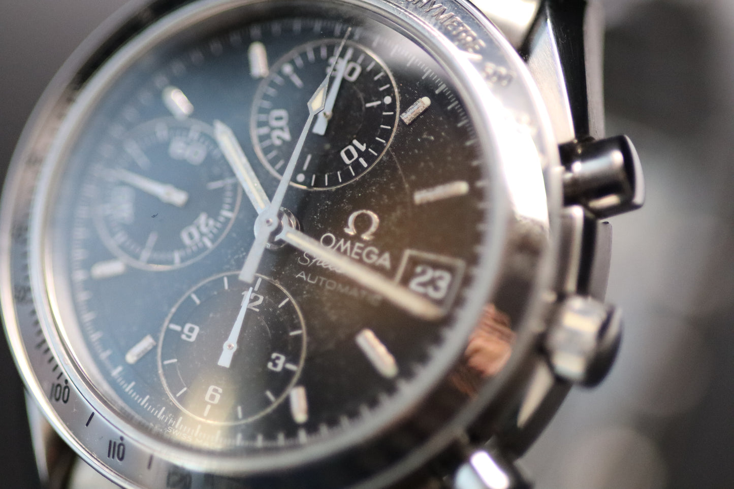 Omega Speedmaster Date Chronograph - Ref. 3513.50 - "Stardust"-Patina